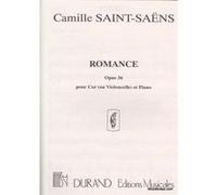 Partitions classique DURAND SAINT SAENS C. - ROMANCE OP 36 - COR Cor G