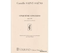 SAINT-saens - Concerto N 5 Op 103 - Piano et Orchestre