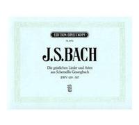 Partitions classique EDITION BREITKOPF BACH J.S. - GEISTL. LIEDER+ARIEN SCHEMELLI - CHANT, PIANO Voix solo, piano G