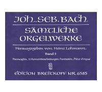 Partitions classique EDITION BREITKOPF BACH J.S. - INTEGRALE POUR ORGUE VOL.5 Orgue G