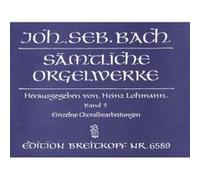 Partitions classique EDITION BREITKOPF BACH J.S. - INTEGRALE POUR ORGUE VOL.9 Orgue G
