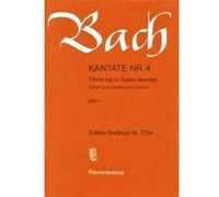 Partitions classique EDITION BREITKOPF BACH J.S. - KANTATE 4 CHRIST LAG IN - CHANT, CHOEUR, PIANO Choeur et ensemble vocal