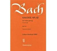 Partitions classique EDITION BREITKOPF BACH J.S. - KANTATE 82 (FASSUNG F. SOPRAN) - VOIX SOPRANO, PIANO Soprano, piano