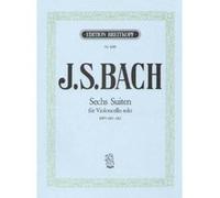 Partitions classique EDITION BREITKOPF BACH JOHANN SEBASTIAN - SECHS SUITEN BWV 1007-1012 - CELLO Violoncelle G