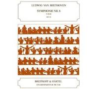 Partitions classique EDITION BREITKOPF BEETHOVEN L.V. - SYMPHONIE NR. 8 F-DUR OP. 93 - PARTITION POCHE Format poche G