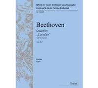 Partitions classique EDITION BREITKOPF BEETHOVEN LUDWIG VAN - CORIOLAN OP. 62. OUVERTURE - ORCHESTRA Grand format G