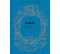 Partitions classique EDITION BREITKOPF BEETHOVEN LUDWIG VAN - MISSA SOLEMNIS D-DUR OP. 123 - SOLI, MIXED CHOIR, ORCHESTRA Grand format