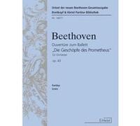 Partitions classique EDITION BREITKOPF BEETHOVEN LUDWIG VAN - PROMETHEUS OP. 43. OUVERTURE - ORCHESTRA Grand format G