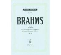 Partitions classique EDITION BREITKOPF BRAHMS J. - NANIE OP. 82 - CHANT, CHOEUR, PIANO Choeur et ensemble vocal G