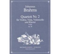 Partitions classique EDITION BREITKOPF BRAHMS J. - QUATUOR AVEC PIANO OP. 26 EN LA MAJEUR Musique de chambre G