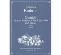 Partitions classique EDITION BREITKOPF BRAHMS J. - QUINTETTE AVEC PIANO OP. 34 EN FA MINEUR Musique de chambre G