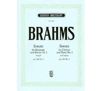 Partitions classique EDITION BREITKOPF BRAHMS J. - SONATE OP. 120/1 EN FA MINEUR - CLARINETTE, PIANO Clarinette G
