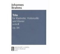 Partitions classique EDITION BREITKOPF BRAHMS J. - TRIO LA MINEUR OP. 114 CLARINETTE, CELLO, PIANO Musique de chambre G