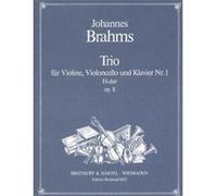 Partitions classique EDITION BREITKOPF BRAHMS JOHANNES - KLAVIERTRIO NR.1 H-DUR OP.8(2) - VIOLIN, CELLO, PIANO Ensemble mixte