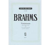 Partitions classique EDITION BREITKOPF BRAHMS JOHANNES - VARIATIONEN OP. 21 - PIANO Piano G