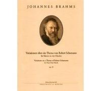 Partitions classique EDITION BREITKOPF BRAHMS JOHANNES - VARIATIONEN OP. 23 - PIANO Piano