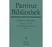 Partitions classique EDITION BREITKOPF BRAHMS JOHANNES - VIOLINKONZERT D-DUR OP. 77 - VIOLIN, ORCHESTRA Grand format