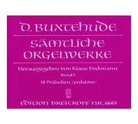 Partitions classique EDITION BREITKOPF BUXTEHUDE D. - INTEGRALE POUR ORGUE VOL.1 Orgue G