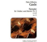 Partitions classique EDITION BREITKOPF GADE, NIELS WILHELM - SONATE, NR. 2 D-MOLL OP. 21 - VIOLIN, PIANO Violon G