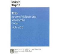 Partitions classique EDITION BREITKOPF HAYDN JOSEPH - TRIO G-DUR HOB V:20 - 2 VIOLIN, CELLO Ensemble à cordes G
