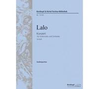 Partitions classique EDITION BREITKOPF LALO EDOUARD - KONZERT FUR VIOLONCELLO UND ORCHESTER D-MOLL - CELLO AND ORCHESTRA Grand format
