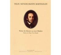Partitions classique EDITION BREITKOPF MENDELSSOHN BARTHOLDY F. - INTEGRALE POUR PIANO 2 MAINS VOL.1 Piano
