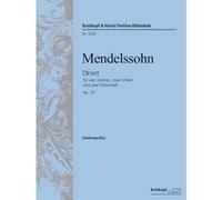 Partitions classique EDITION BREITKOPF MENDELSSOHN-BARTHOLDY F. - OCTET OP. 20 - 4 VIOLIN, 2 VIOLA, 2 CELLO Ensemble à cordes G