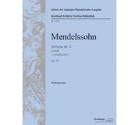 Partitions classique EDITION BREITKOPF MENDELSSOHN BARTHOLDY F. - SYMPHONIE N°3 OP. 56 ECOSSAISE EN LA MINEUR - PARTITIONS DE POCHE Format poche G