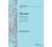Partitions classique EDITION BREITKOPF MOZART W.A. - INTEGRALE DES AIRS DE CONCERT - BASSE, PIANO Baryton, piano G