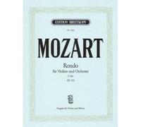 Partitions classique EDITION BREITKOPF MOZART W.A. - RONDO C-DUR KV 373 - VIOLON, PIANO Violon G