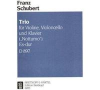 Partitions classique EDITION BREITKOPF SCHUBERT FRANZ - NOTTURNO ES-DUR D 897 - PIANO, VIOLIN, CELLO Ensemble mixte G
