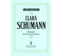 Partitions classique EDITION BREITKOPF SCHUMANN CLARA - KLAVIERKONZERT A-MOLL OP. 7 - PIANO, ORCHESTRA Piano