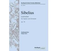 Partitions classique EDITION BREITKOPF SIBELIUS JEAN - LUONNOTAR OP. 70 - VOICE, ORCHESTRA Choeur et ensemble vocal