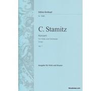 Partitions classique EDITION BREITKOPF STAMITZ C. - VIOLAKONZERT D-DUR - ALTO, PIANO Alto G