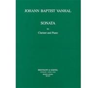 Partitions classique EDITION BREITKOPF VANHAL J.B. - SONATE IN B - CLARINETTE, PIANO Clarinette G