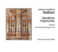 Partitions classique EDITION BREITKOPF WALTHER J.G. - INTEGRALE POUR ORGUE VOL.3 Orgue