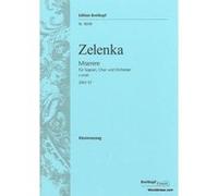 Partitions classique EDITION BREITKOPF ZELENKA J.D. - MISERERE C-MOLL ZWV 57 - PIANO REDUCTION Choeur et ensemble vocal G