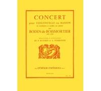 Partitions classique EDITION DELRIEU BOISMORTIER J. BODIN (DE) - CONCERT EN RE MAJ. - VIOLONCELLE, PIANO Violoncelle