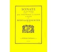 Partitions classique EDITION DELRIEU BOISMORTIER J. BODIN (DE) - SONATE EN MI MIN. OP.26 - VIOLONCELLE, PIANO Violoncelle