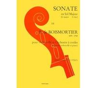 Partitions classique EDITION DELRIEU BOISMORTIER JOSEPH-BODIN (DE) - SONATE EN SOL MAJ. - VIOLONCELLE, PIANO Violoncelle G