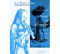 Partitions classique EDITION DELRIEU CARISSIMI GIACOMO - SONATE EN RE MIN. - FLUTE A BEC, BASSE CONTINUE Flûte à bec