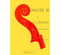 Partitions classique EDITION DELRIEU DUPORT JEAN-LOUIS - SONATE N°2 - VIOLONCELLE, PIANO Violoncelle