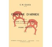 Partitions classique EDITION DELRIEU GLUCK CHRISTOPH WILLIBALD - CHACONE D'ARMIDE - 2 VIOLONCELLES Violoncelle