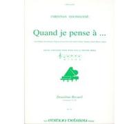 Partitions classique EDITION DELRIEU GOUINGUENE CHRISTIAN - QUAND JE PENSE A... VOL.2 - PIANO Piano