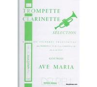 Partitions classique EDITION DELRIEU GOUNOD CHARLES - AVE MARIA - TROMPETTE, PIANO Trompette
