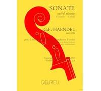 Partitions classique EDITION DELRIEU HAENDEL G.F. - SONATE EN SOL MIN. - 2 VIOLONCELLES, PIANO Violoncelle