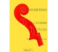Partitions classique EDITION DELRIEU KUMMER - CONCERTINO EN DO MAJ. - VIOLONCELLE, PIANO Violoncelle G