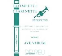 Partitions classique EDITION DELRIEU MOZART W.A. - AVE VERUM - TROMPETTE, PIANO Trompette