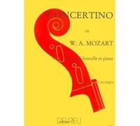 Partitions classique EDITION DELRIEU MOZART W.A. - CONCERTINO EN RE MAJ. - VIOLONCELLE, PIANO Violoncelle