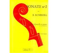 Partitions classique EDITION DELRIEU ROMBERG BERNHARD-HEINRICH - SONATE N°2 EN UT MAJ. - VIOLONCELLE, PIANO Violoncelle